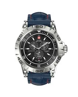  Swiss Military DOM 2 Smart Watch With Blue Silicone Strap