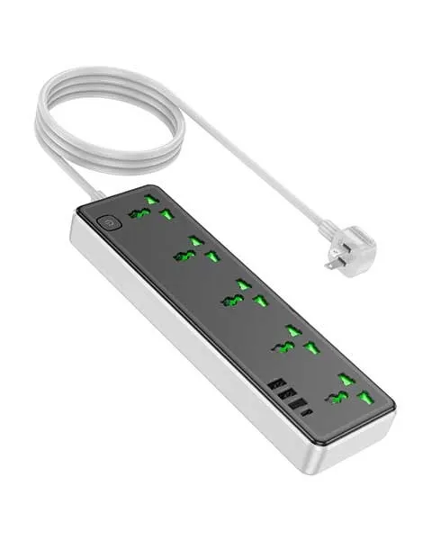  HOCO AC13 Power Strip 5 Sockets US
