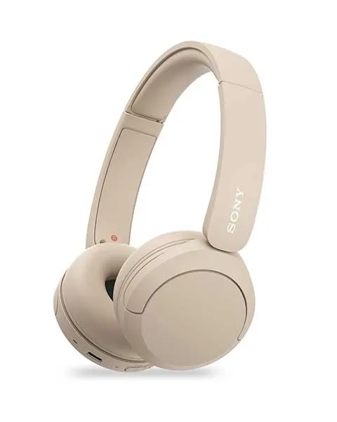   Sony WH-CH520 Wireless Bluetooth Headphones with Mic Up to 50Hrs Battery-Beige