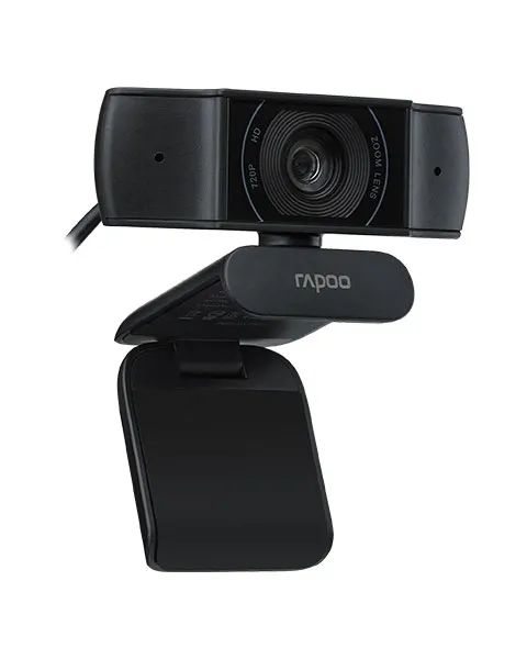 RAPOO C200 720P HD Webcam with Microphone-Black