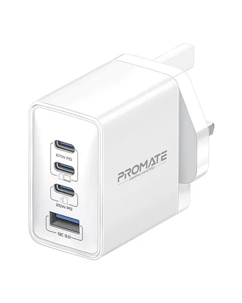  Porodo 67W Power Delivery GaNFast Charger with Quick Charge 3.0