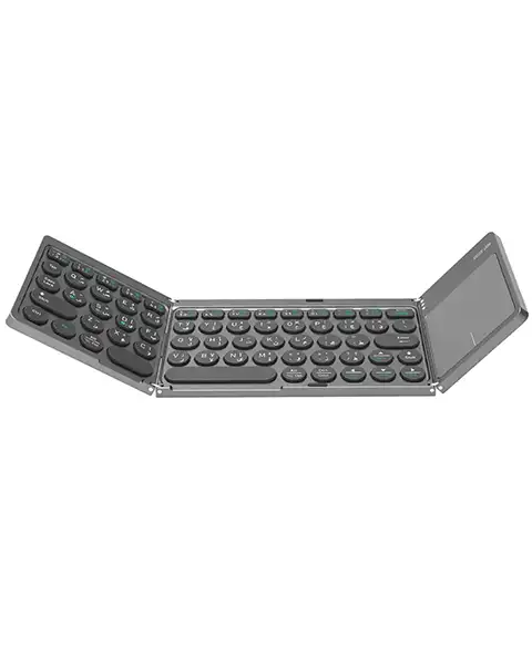 GreenLionFoldableBluetoothKeyboard-Gray