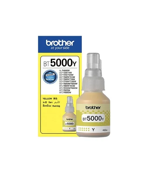 Brother Ink Cartridge BT5000 Yellow High Quality Ink for Exceptional Prints