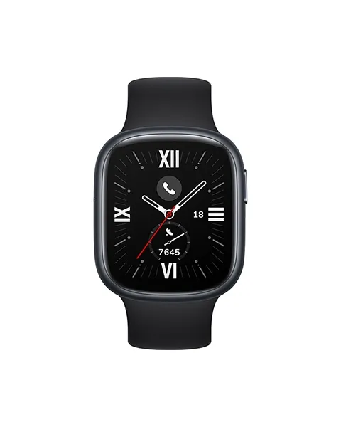  HONOR WATCH 4 SmartWatch, Bluetooth Calling, 1.75 inch AMOLED, Android and iOS-Black