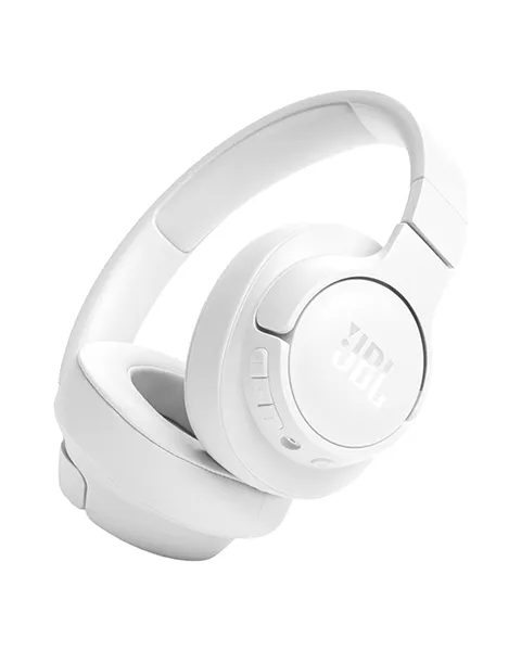  JBL Tune 720BT Wireless Over-Ear Headphones-Bluetooth 5.3-Foldable Design-White