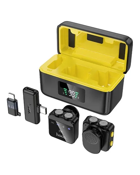 Hoco L17 Wireless microphones with charging case