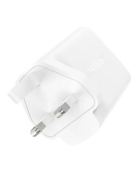  Acefast A44 PD65W Gan 2 USB-C To USB-A Charger-White
