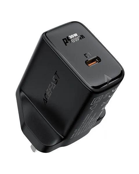  Acefast A24 Fast Charge Wall Charger GaN PD30W-Black