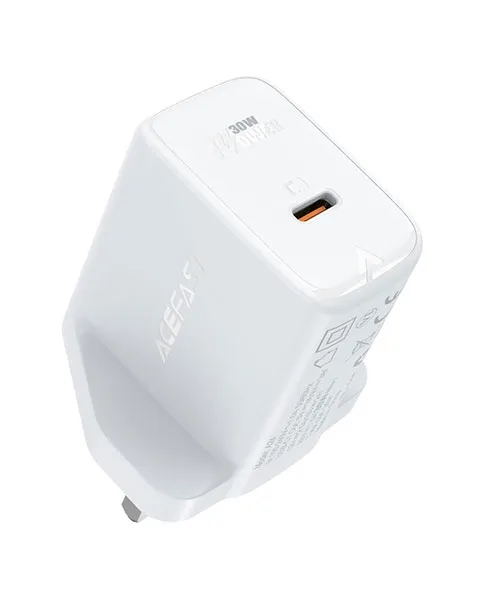  Acefast A24 Fast Charge Wall Charger GaN PD30W-White