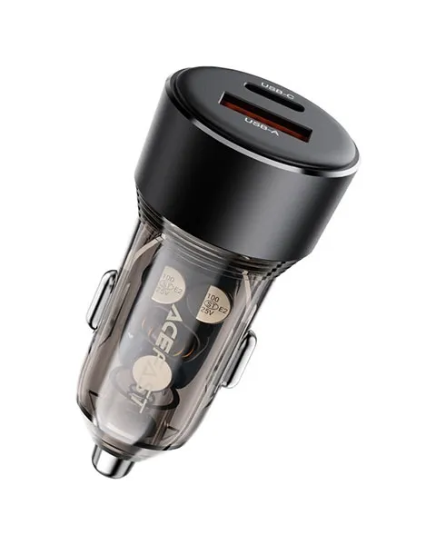  Acefast B12 Fast Car Charger 60W (1xUSB-C + 1xUSB-A)
