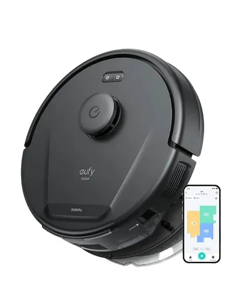  Eufy L60 Hybrid Robot Vacuum 50000Pa Suction Power Wi-Fi Bluetooth Black-T2268V11
