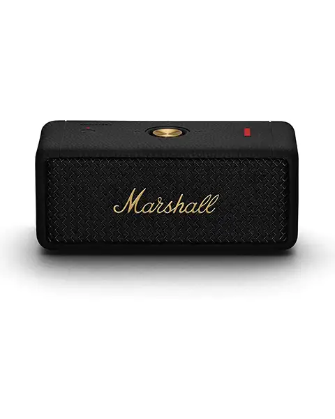  Marshall Emberton II Portable Bluetooth Speaker, Black & Brass