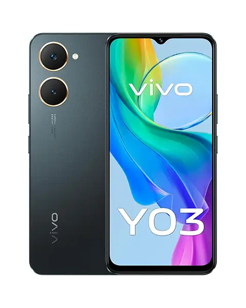  Vivo Y03 4G Dual SIM Space Black 4GB RAM 128GB 5000Mah-Space Black