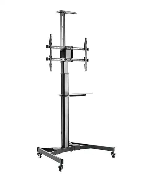  Stargold SG-870 Mobile TV Cart Rolling TV Stand Trolley Cart Mobile With Lockable Wheels for 32 to 70 Inch Plasma LCD LED Flat or Curved Screen
