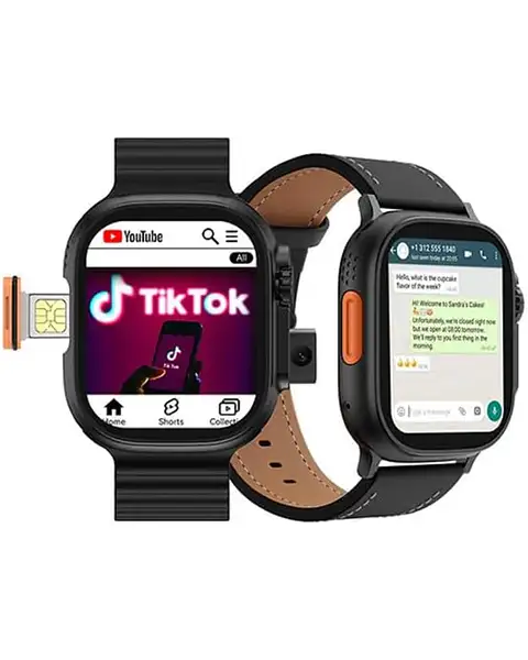 HainoTeko FG-2 5G Android Smart Watch With 5G SIM Ladies and Gents-Black