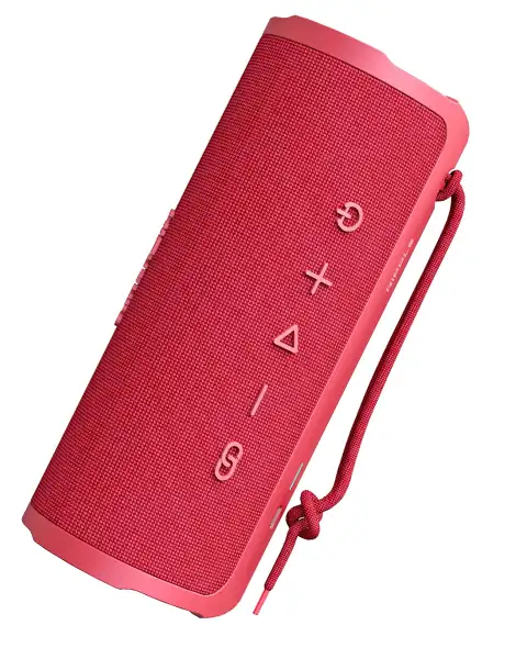 Hifuture Ripple Portable Wireless Speaker 20w Bluetooth 5.3-red