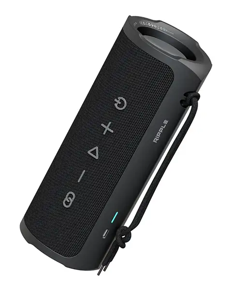  HiFuture Ripple Portable Wireless Speaker 20W Bluetooth 5.3-Black