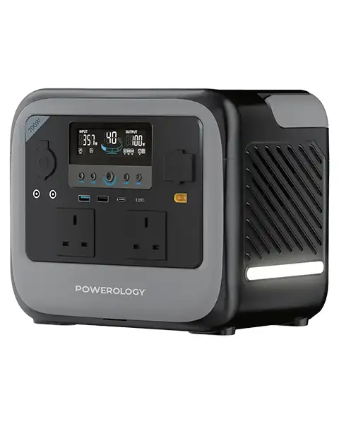 PowerologyPaterIIPortablePowerStation700W-Gray