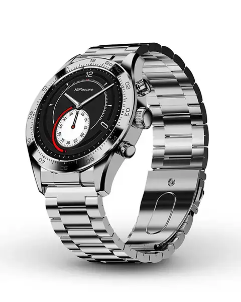 Hifuture Go Pro2 Smart Watch – 1.32 Amoled Display-wireless Calling- Silver