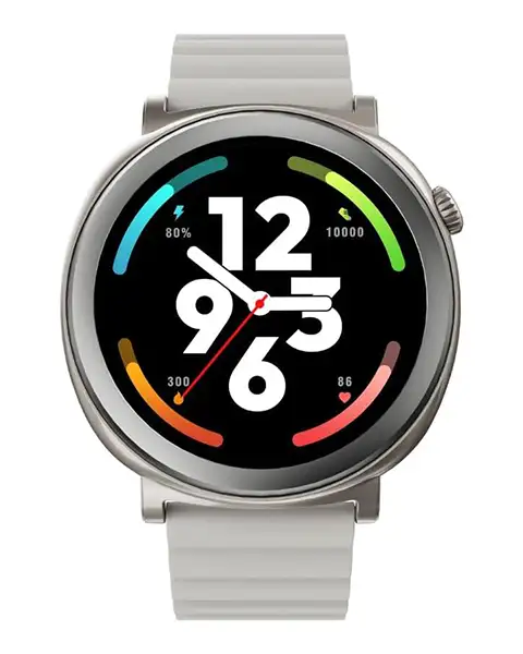  HiFuture AURORA Smartwatch with 1.43 AMOLED Display-Silver