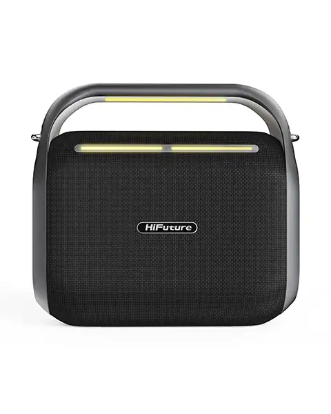Hifuture Music Box 200 Portable Wireless Speaker Bluetooth 5.3 Rgb Lights-black