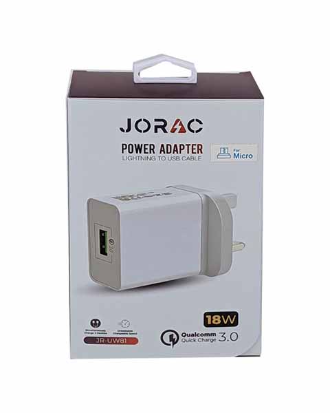 Jorac UW81 Charger 18W Micro