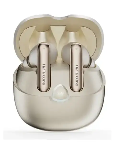 Hifuture Sonicair 4mic Enc Wireless Earbuds-champagne