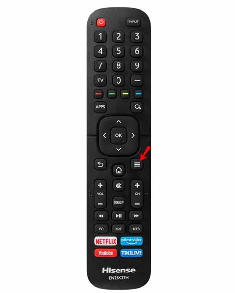  Hisense TV Remote