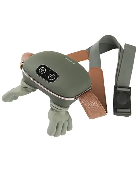 PorodoLifestyleRelaxRoboPortableHeatingNeckMassager-Green