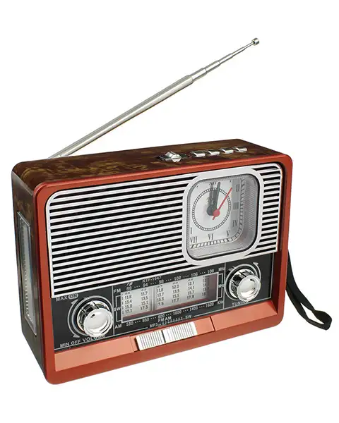 KBroad KTF-1647 USB microSD Bluetooth Radio Flashlight With Clock