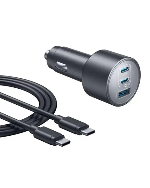 Anker Nano Car Charger 167.5W 3 Ports USB-C to USB-C cable B2737HA1