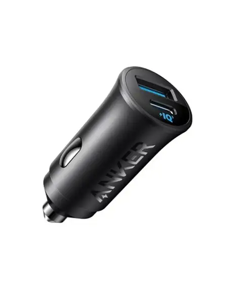 Anker Ultra Compact Dual Port 30W Car Charger with PPS Technology A2741H11