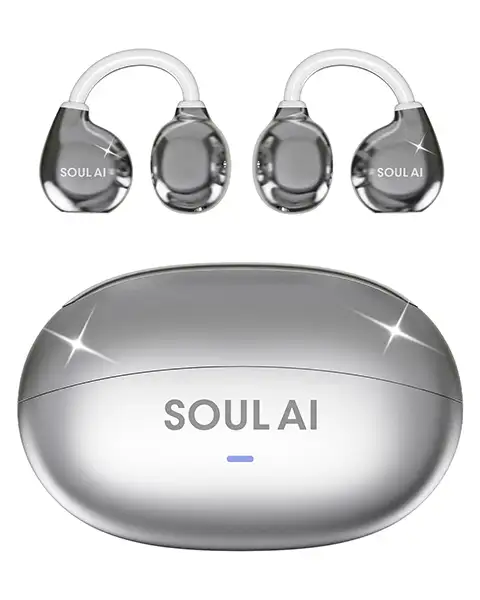X.cell Soul-ai Open-ear Clip-on True Wireless Earbud Black