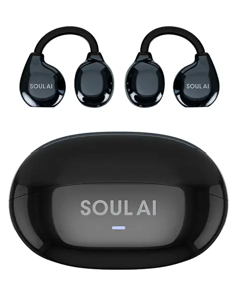 X.Cell Soul-AI Open-ear Clip-on True Wireless Earbud Black