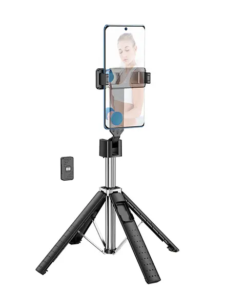Hoco K18 Tabletop holder Wave for live broadcast - Black