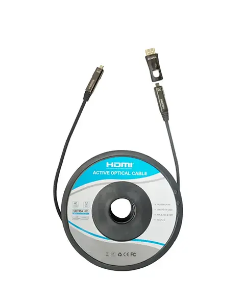 Mowsil AOC-FIBER  HDMI True4K 60Hz 2.0 Cable 30Mtr MOAC30D ( DA -REMOVABLE )