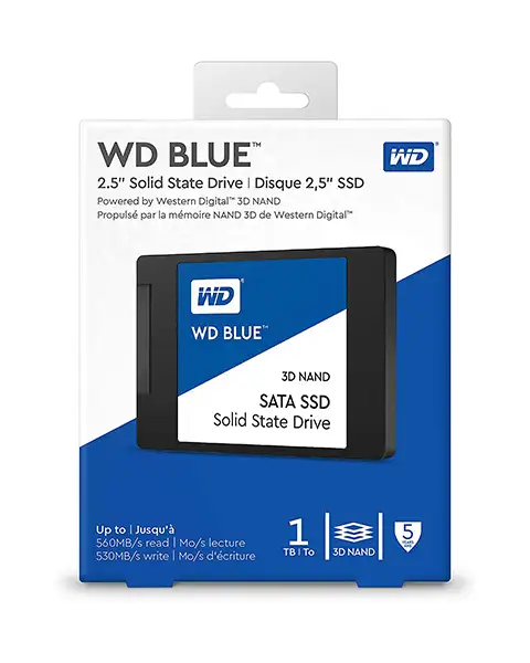 Western Digital WD Blue 3D NAND SSD Solid State Drive 1TB