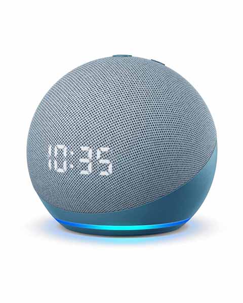  Amazon Echo Dot 4rd Gen With Clock