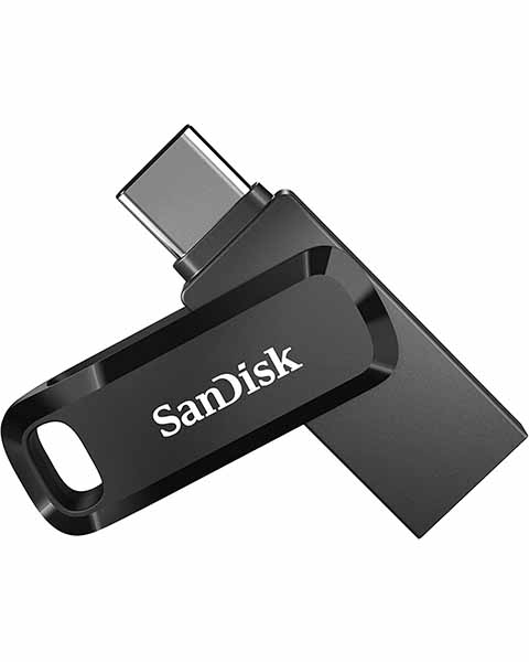  SanDisk 64GB Ultra Dual Drive Go USB Type-C Flash Drive