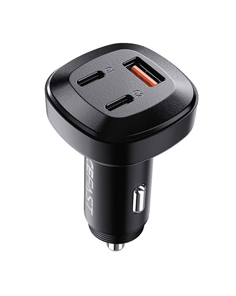  Acefast B3 Fast Charge Car Charger 66W (2xUSB-C+1xUSB-A)