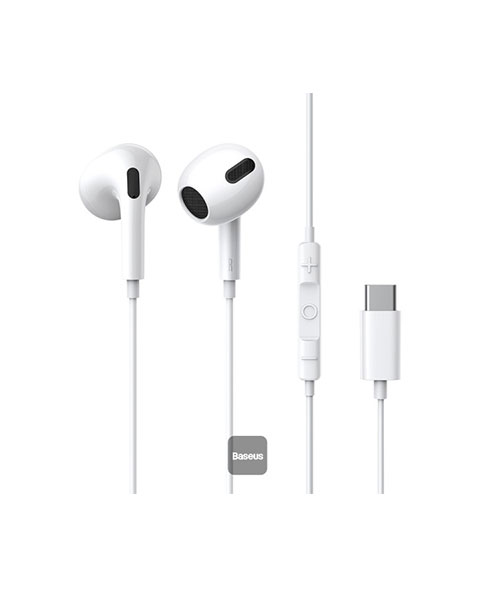  Baseus Encok C17 Type-C lateral in-ear Wired Earphone White