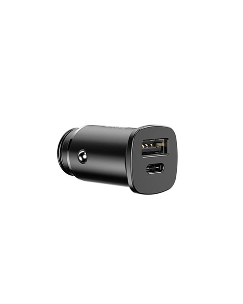  Baseus car charger 30W 2 ports USB + USB-C