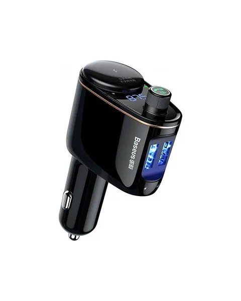  Baseus S06 2 Port USB Car Charger FM Transmitter