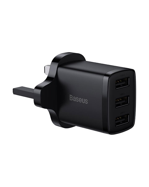 Baseus Compact charger 3x USB 17W
