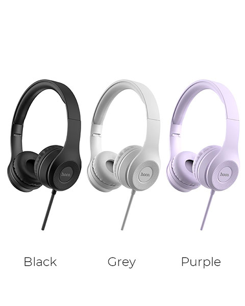 HOCO W21 Graceful Charm Wired Headset With Mic