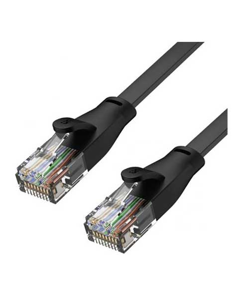  Unitek 05M UTP Flat Cat6 RJ45 Cable Black