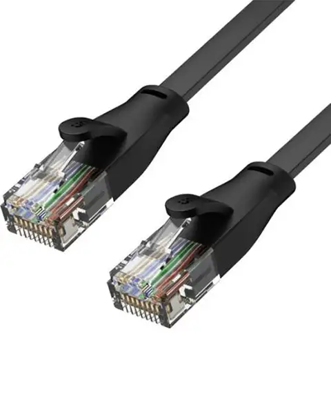  Unitek Cat 6 UTP Flat Ethernet Cable RJ45 0.5M Black