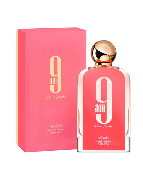  Afnan 9 AM Pour Femme, EDP SPRAY 3.4 Ounce (100ml)