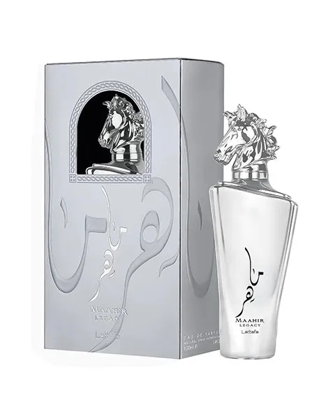  Lattafa Maahir Legacy Eau de Parfum Spray for Men, 3.4 Ounce
