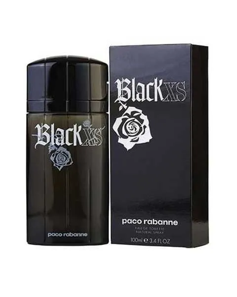  Paco Rabanne Black XS for Men 3.4 oz Eau de Toilette Spray